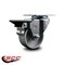 Service Caster 3'' Semi Steel Wheel Swivel Top Plate Caster with Posi Brake SCC-20S314-SSS-PLB - alternate 3